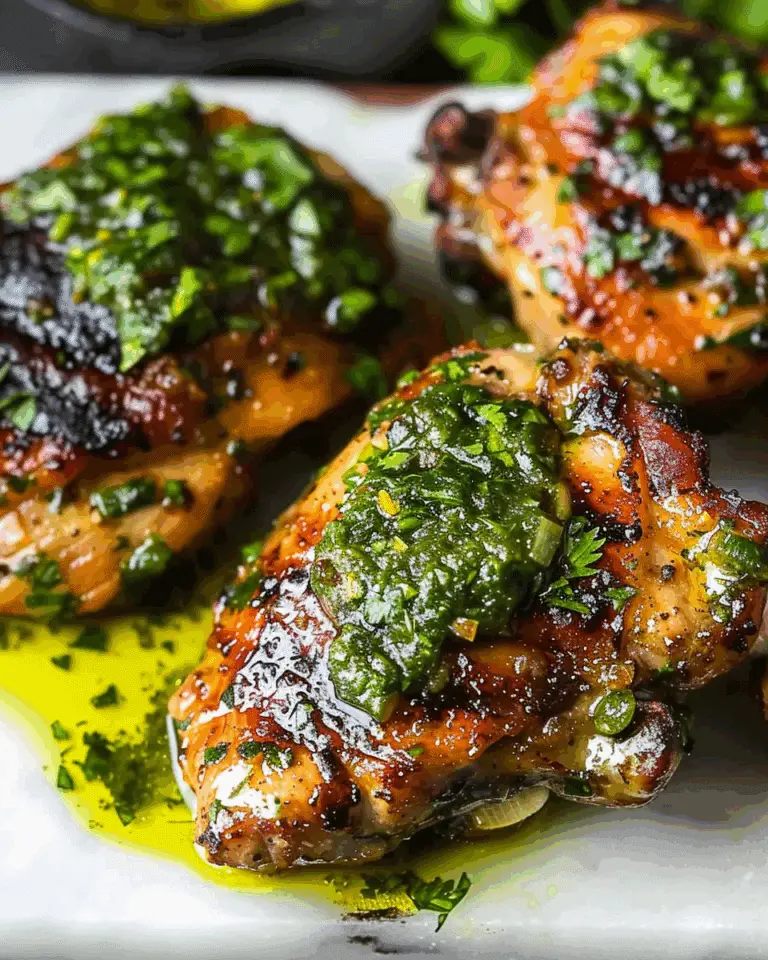 Chimichurri Chicken Thighs
