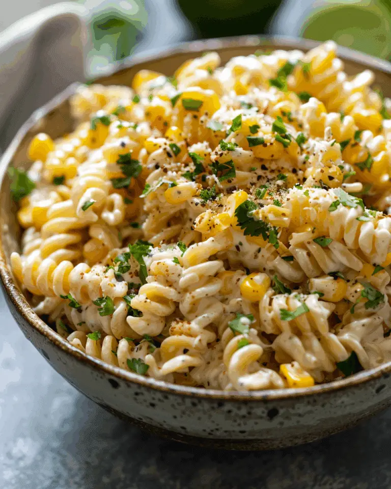 Creamy Street Corn Pasta Salad