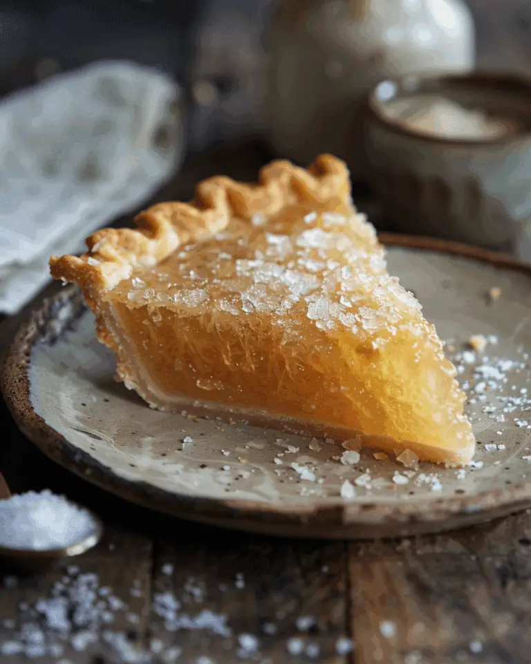 Salted Honey Pie: A Perfect Blend of Sweet and Salty