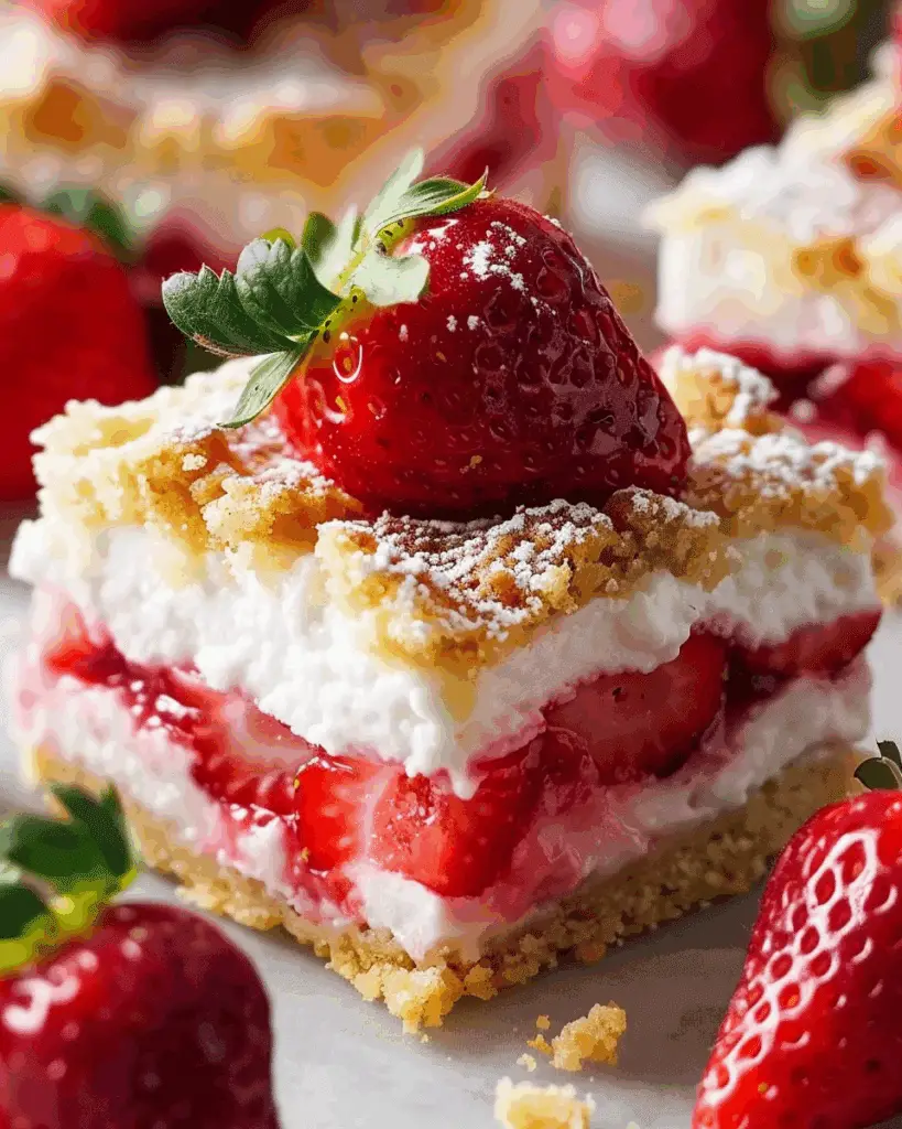 Strawberry Shortcake Bars