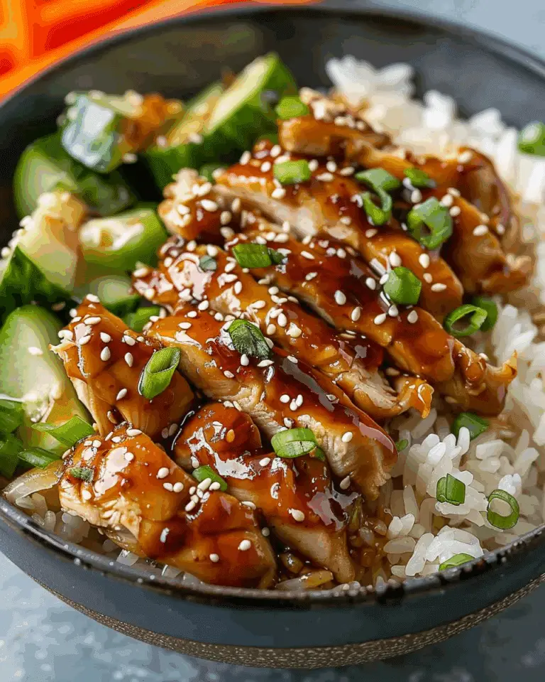 Teriyaki Chicken Rice Bowl