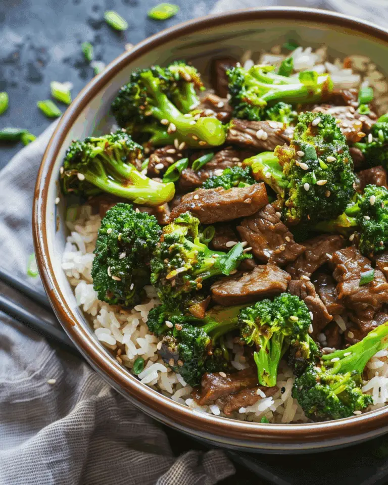 Chinese Beef and Broccoli