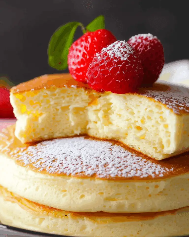 Jiggly Japanese Soufflé Pancakes