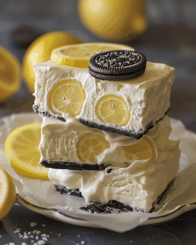 Heavenly Lemon Oreo Dessert