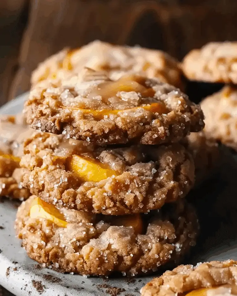 Tasty Peach Cobbler Cookies