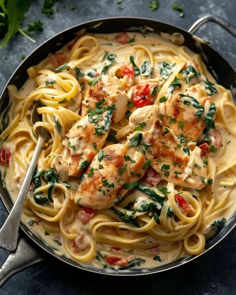 Creamy Chicken Tuscan Pasta