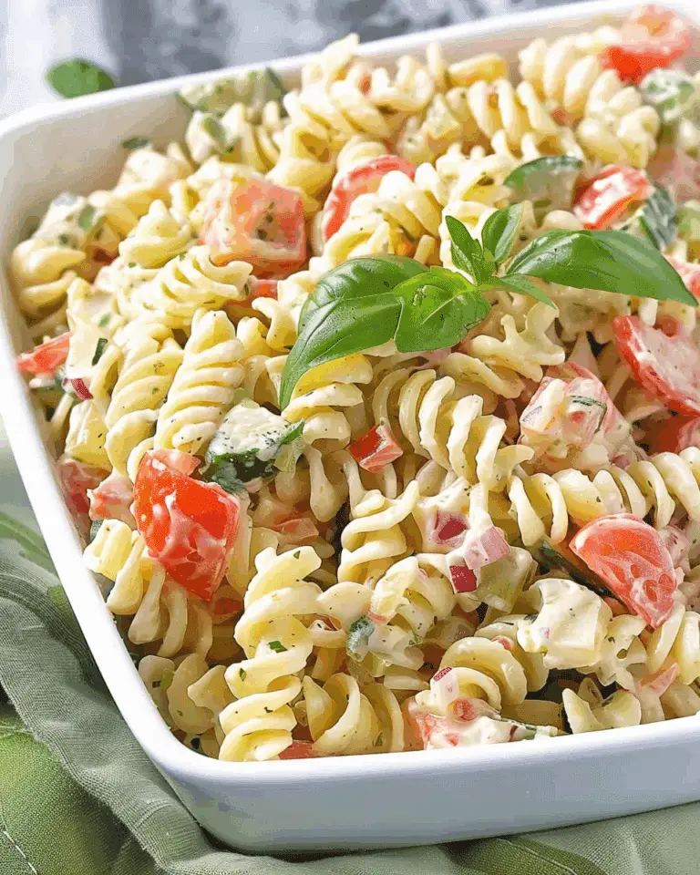 Creamy Italian Pasta Salad