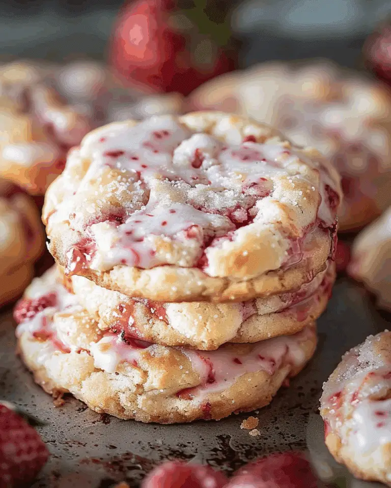 Strawberry Cheesecake Cookies