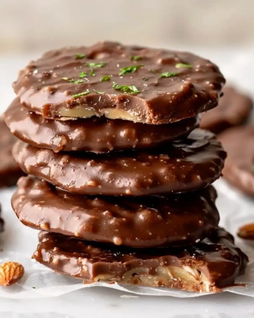 Almond Flour Thin Mints (NO Eggs, NO Dairy, NO Gluten)