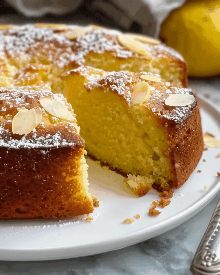 Lemon Yogurt Cake with Almond Flour
