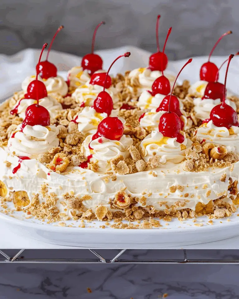 No-Bake Banana Split Cake