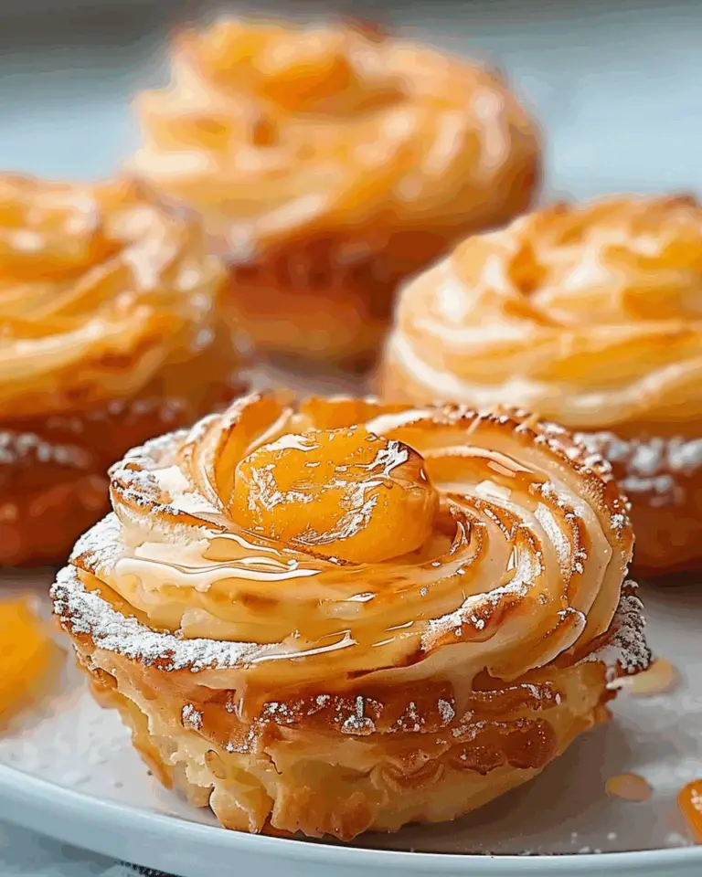 Peach Pie Cruffins Recipe