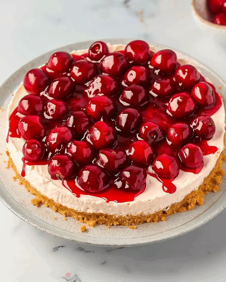 Best No-Bake Cherry Cheesecake