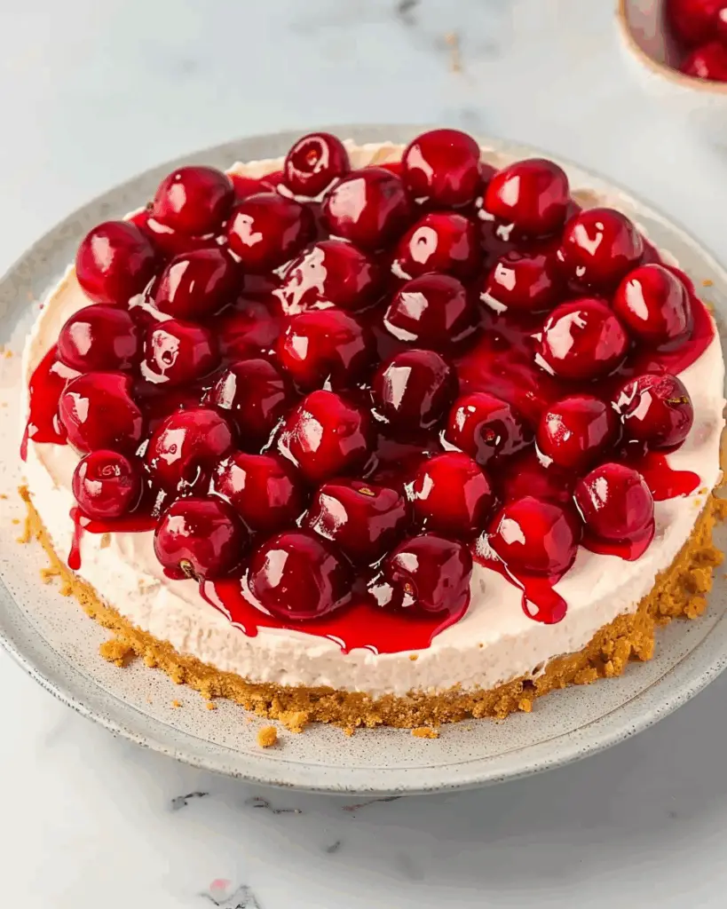 Best No-Bake Cherry Cheesecake