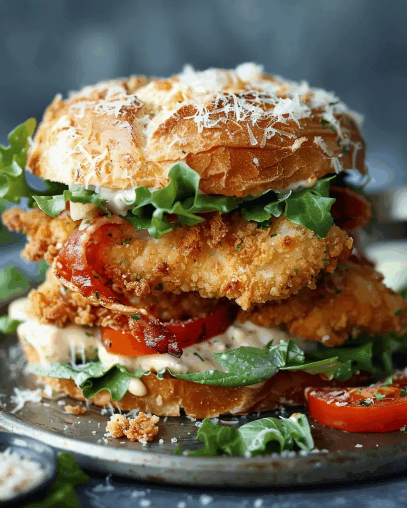 Crispy Chicken Caesar Sandwich