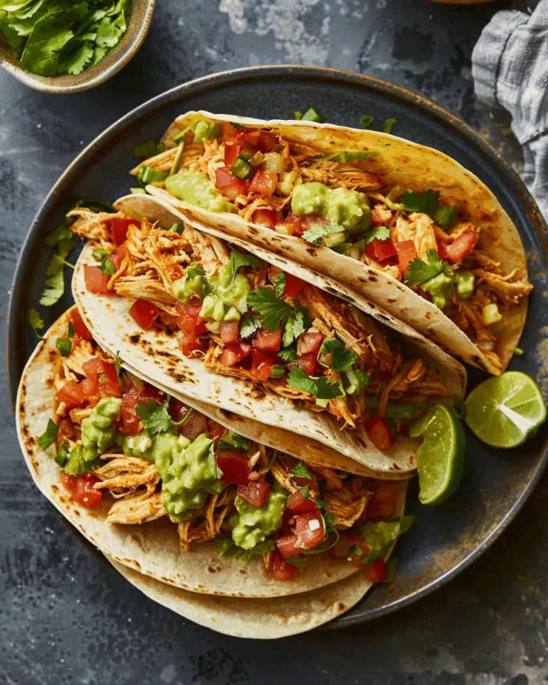 Crockpot Chicken Tacos