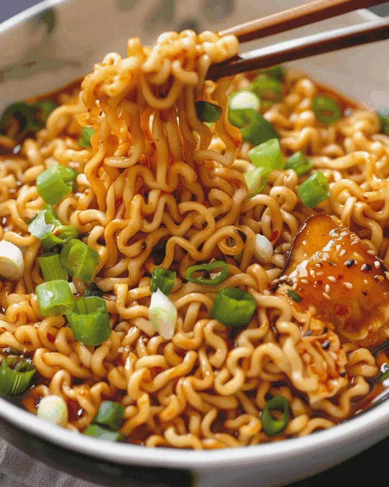 Easy Saucy Ramen Noodles (Vegan Recipe)