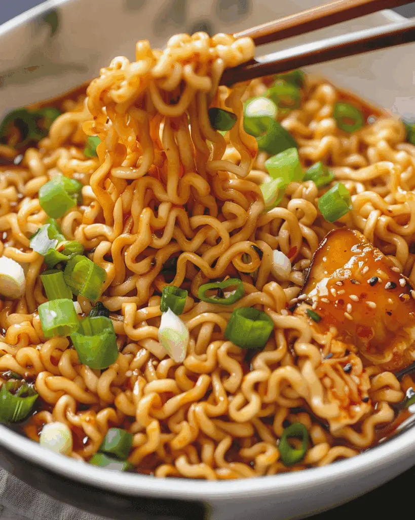 Easy Saucy Ramen Noodles (Vegan Recipe)