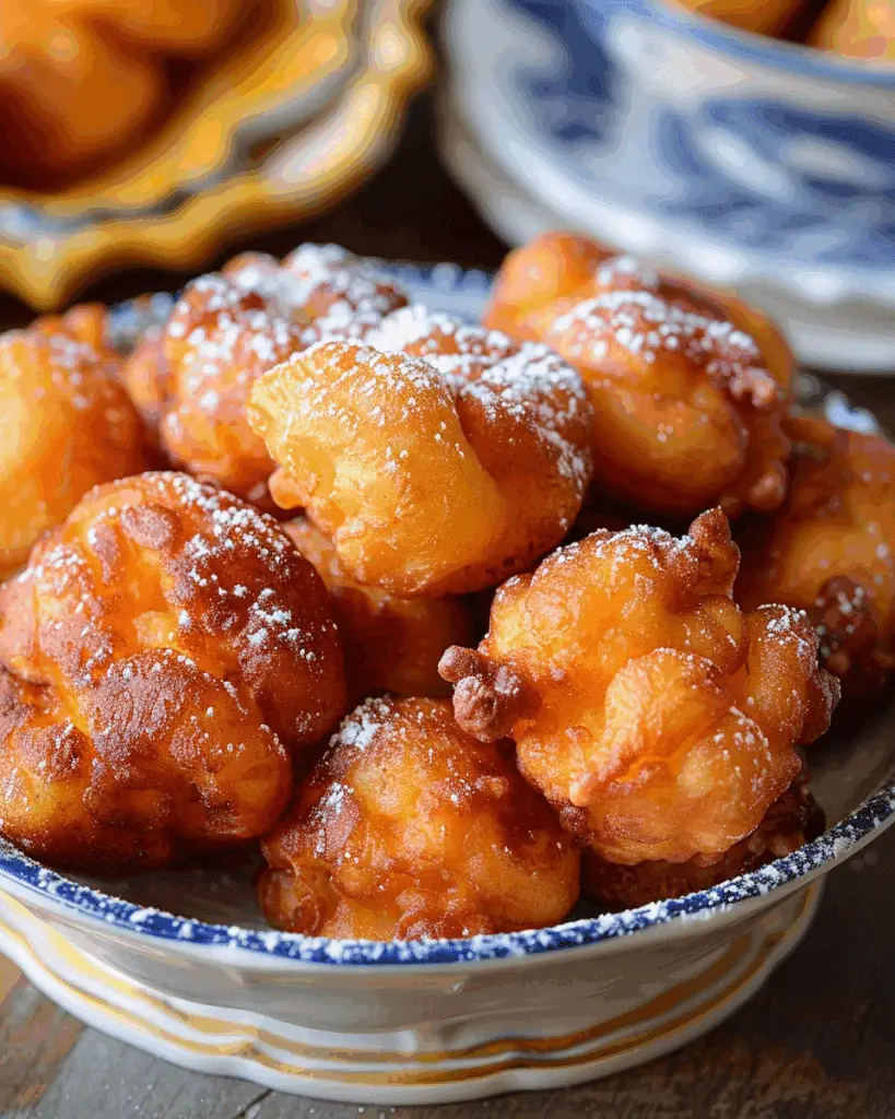 Fresh Peach Fritters