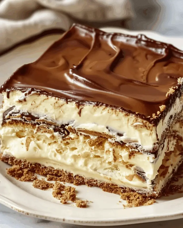 No-Bake Eclair Cake