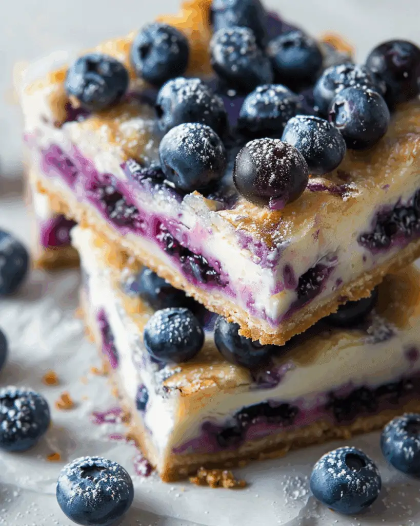 Blueberry Cream Cheese Bars