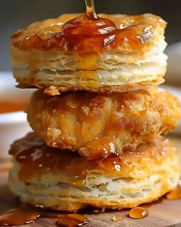 Hot Honey Chicken Biscuits