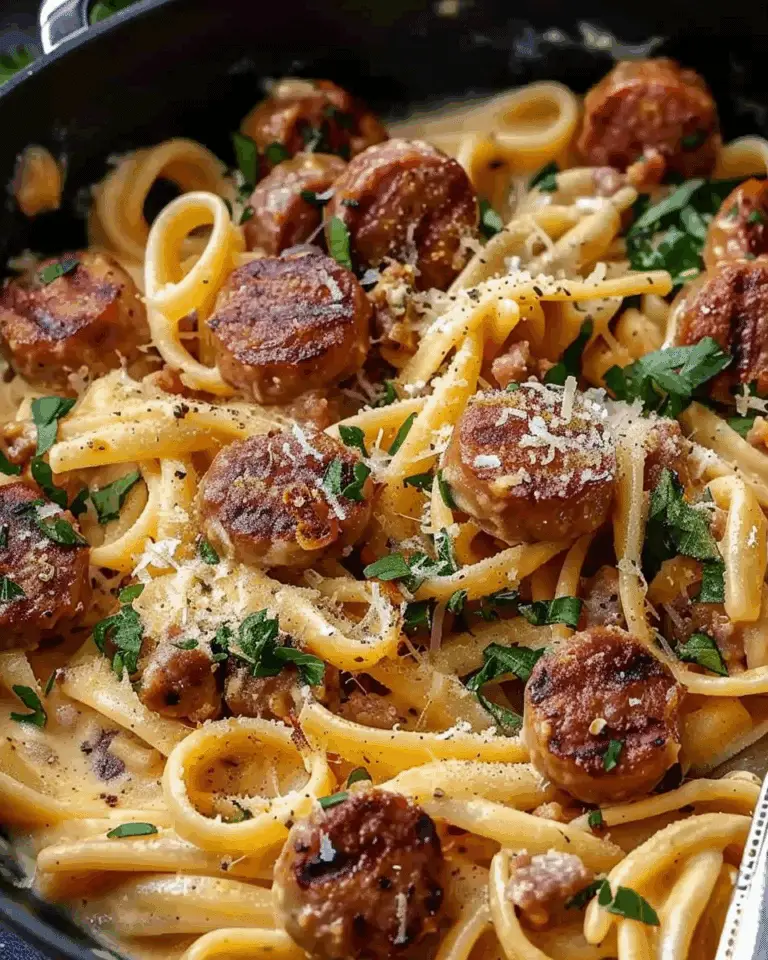 One‑Pot Creamy Cajun Sausage Pasta