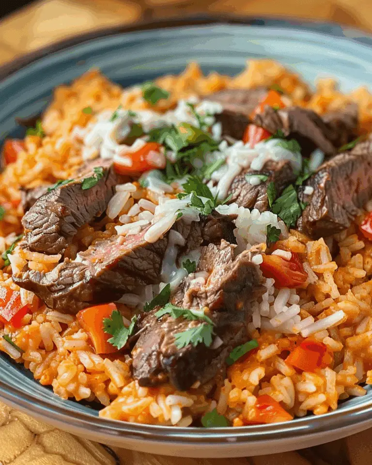 Steak Queso Rice
