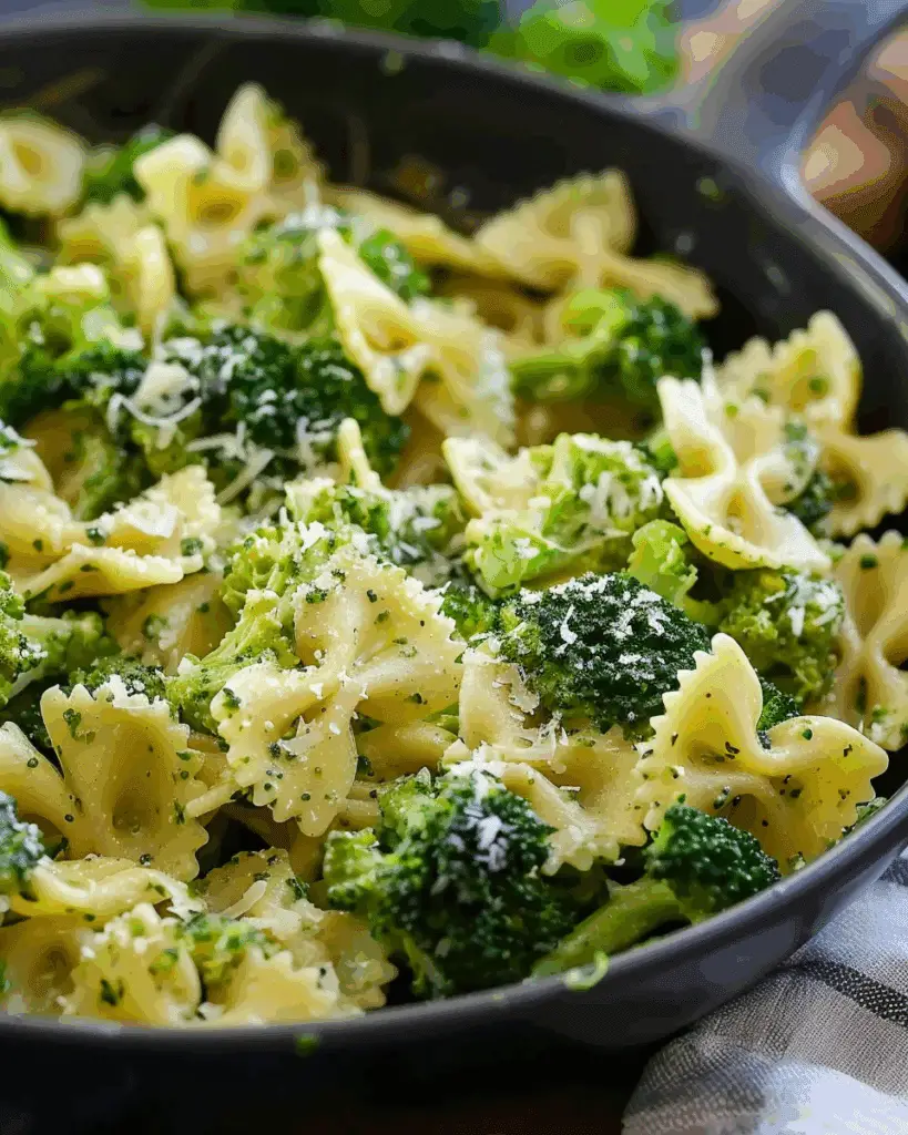Light and Healthy Broccoli Pasta