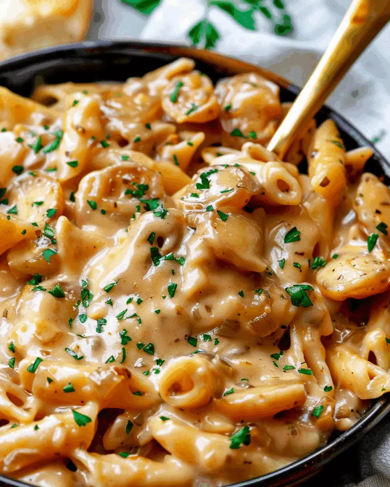 One Pot French Onion Pasta