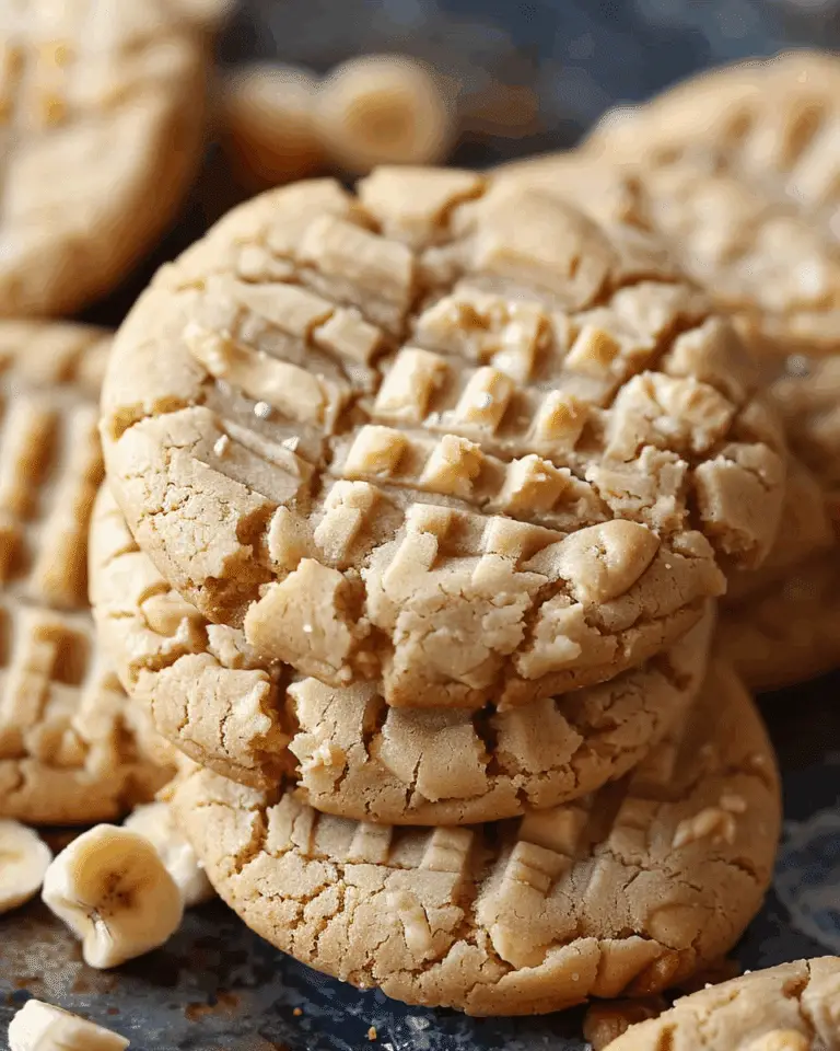 Peanut Butter Banana Cookies