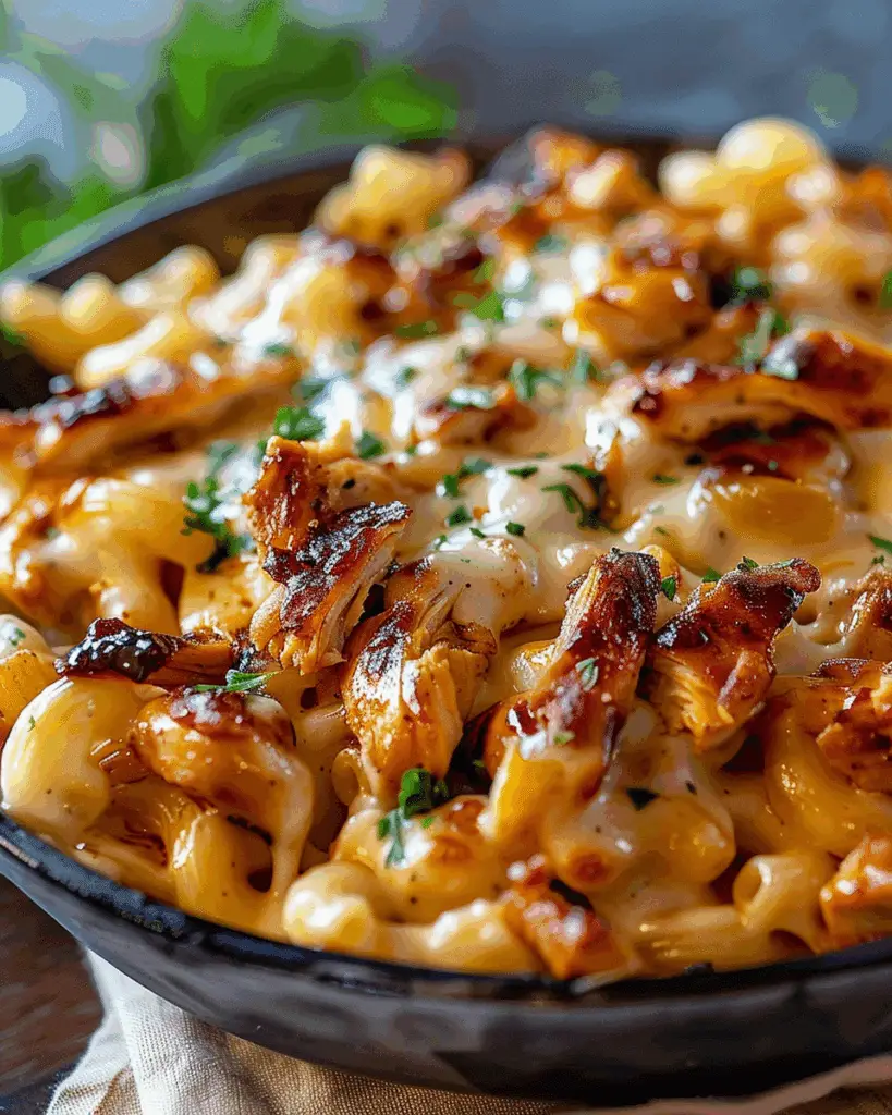 BBQ Chicken Mac and Cheese