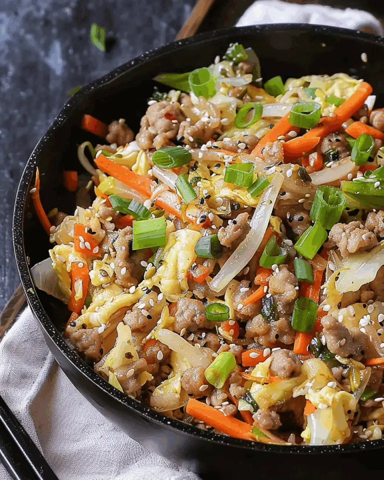 Egg Roll in a Bowl (Paleo / Keto, Chicken Version)
