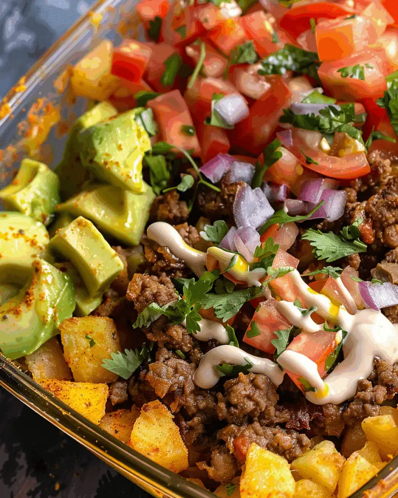 Loaded Potato Taco Bowls: The Ultimate Meal Prep
