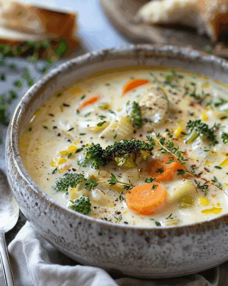 One-Pot Creamy Vegetable Soup