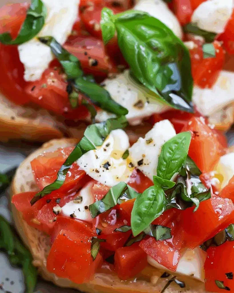 Bruschetta with Mozzarella