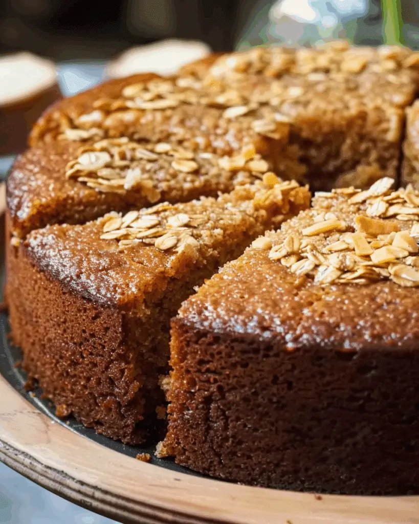 Oatmeal Ginger Cake