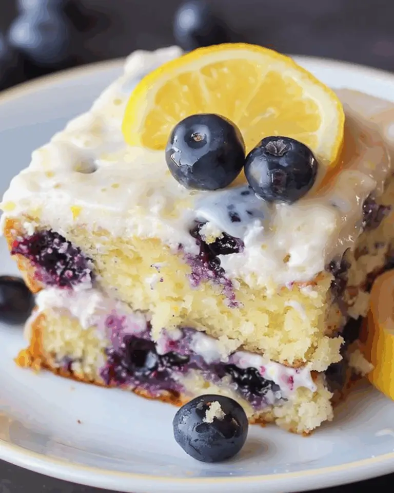 Lemon Blueberry Sheet Cake