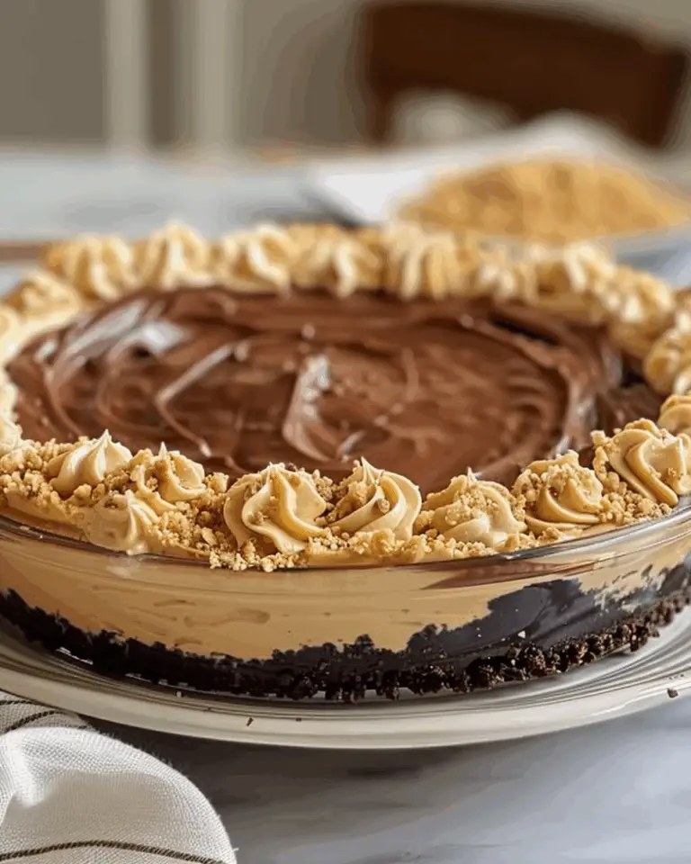 Chocolate Peanut Butter Cream Pie