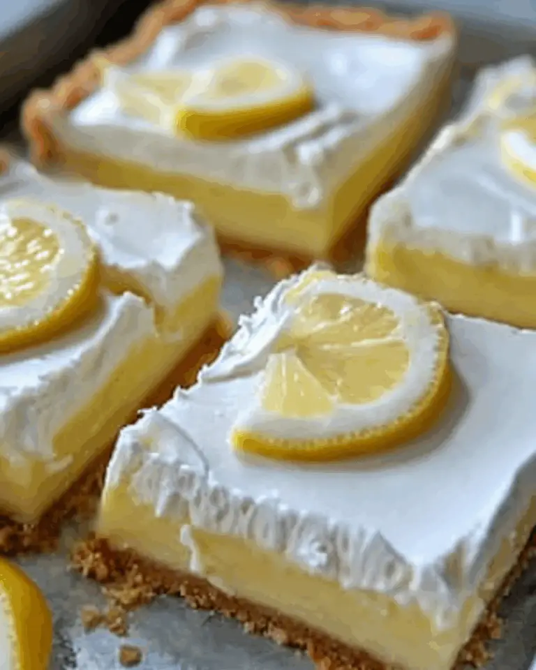 Creamy Lemon Squares Recipe