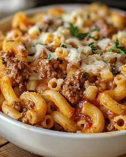 Classic Beefaroni: A Comforting Pasta Dish