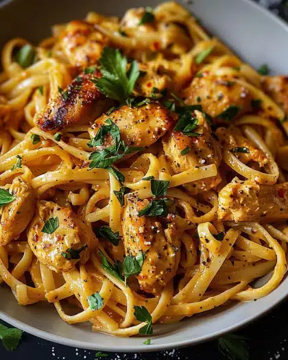 Cowboy Butter Chicken Linguine