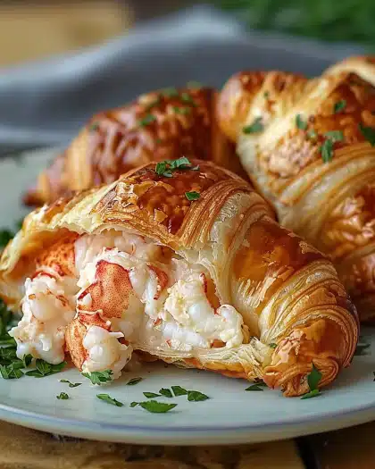 Buttery Lobster Croissant Roll