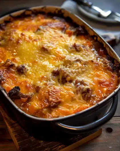 Oven Baked Classic Beef and Vegetable Casserole