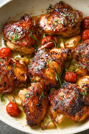 Best Baked Chicken Thighs