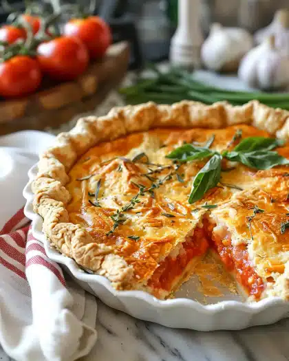 Southern Tomato Pie – Classic, Cheesy & Easy to Make