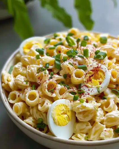 Deviled Egg Pasta Salad