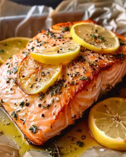 Garlic Butter Lemon Salmon