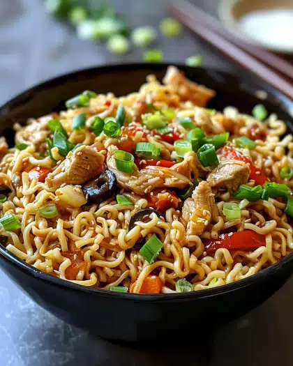 Quick & Tasty Chicken Ramen Stir Fry Recipe