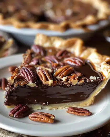 Texas Chocolate Pecan Pie
